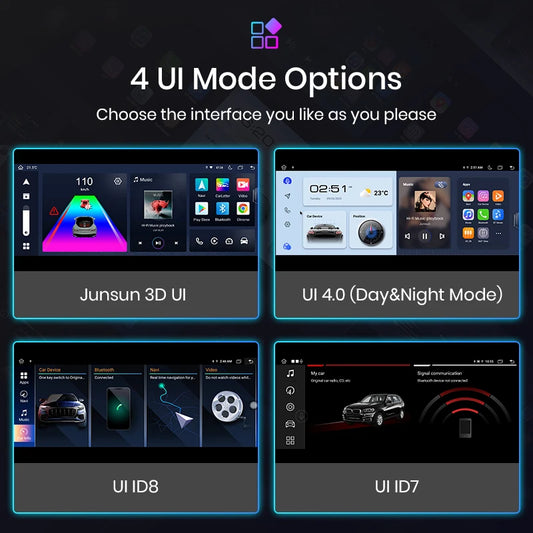 Junsun 10.25 inch CarPlay For Apple Car Radio Multimedia For BMW X3 F25 X4 F26 2013-2017 CIC NBT Wireless Android Auto Stereo