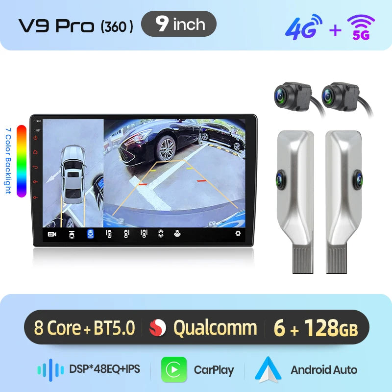 Junsun Wireless CarPlay Car Radio For Fiat Bravo 2007 2008 2009 2010-2012 Android Multimedia