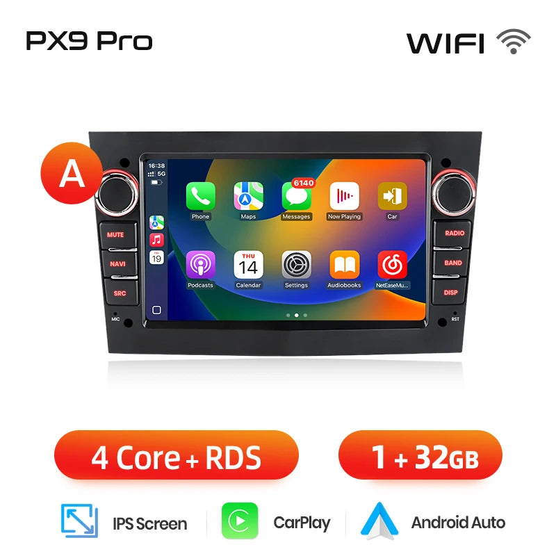 JUNSUN Car Radio For Opel Astra Antara Vectra Corsa Zafira Vivaro  Multimedia Wireless  Carplay  Android Auto Stereo Autoradio
