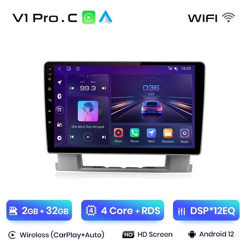 Junsun Tesla Style Android Auto Wireless Carplay Car Radio Multimedia For Opel Astra J Vauxhall Buick Verano 2009-2013 no 2din