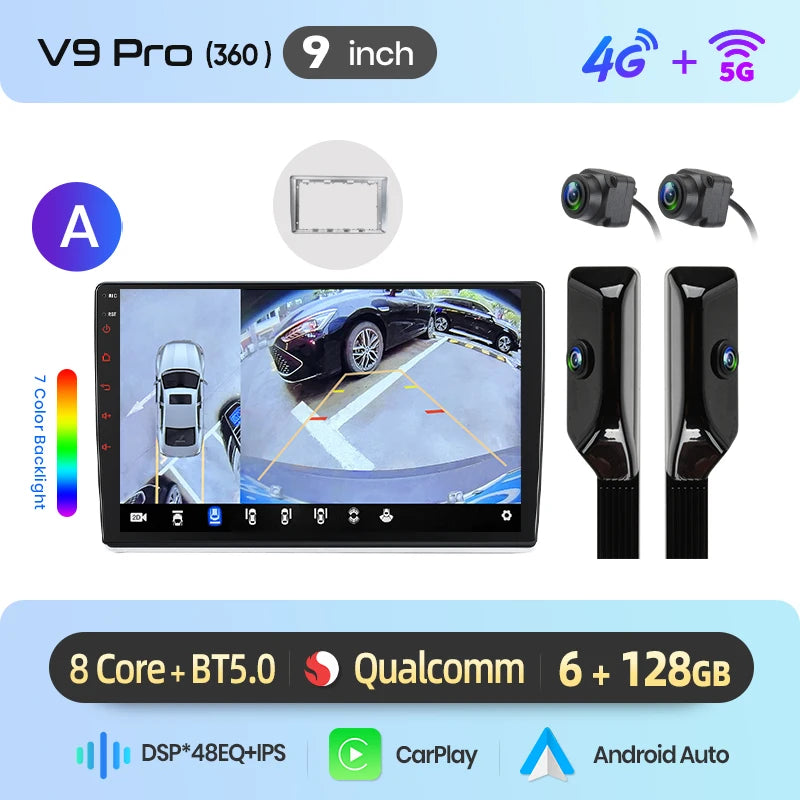 Junsun Wireless CarPlay Car Radio For VW Passat B5 B6 2004-2010 Android Multimedia