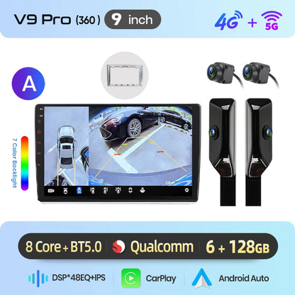 Junsun Wireless CarPlay Car Radio For VW Passat B5 B6 2004-2010 Android Multimedia