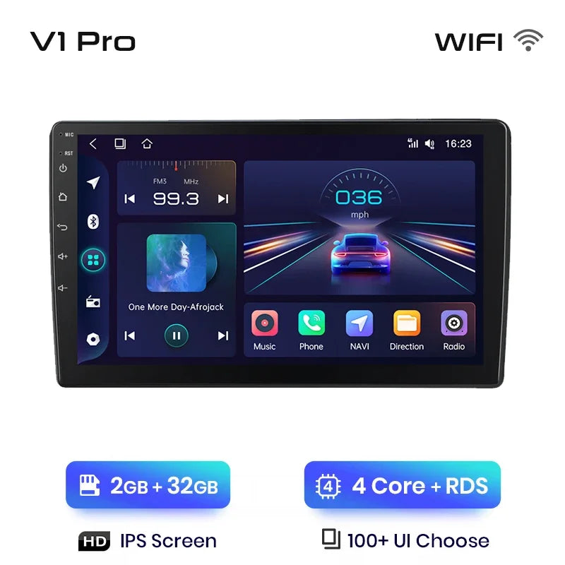 Junsun Wireless CarPlay Android Auto Radio For Volkswagen TOUAREG 2003 2004 2005-2010 Car Intelligent Systems RDS BT WiFi 2 din