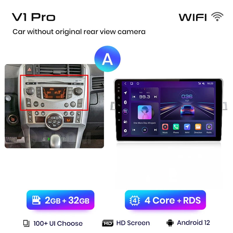 Junsun V1 AI Voice Wireless CarPlay Android Auto Radio for Toyota Verso R20 2009 - 2018 4G Car Multimedia GPS 2din autoradio - Junsun Official Store