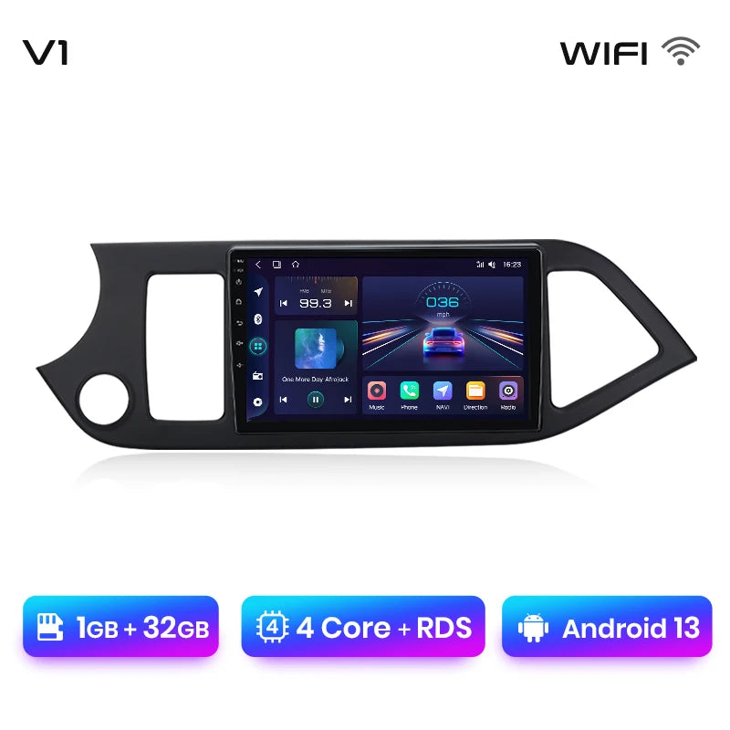 Junsun Car Radio For KIA Morning Picanto 2011 - 2016 wireless CarPlay Android Auto car intelligent systems No 2 din 2din DVD