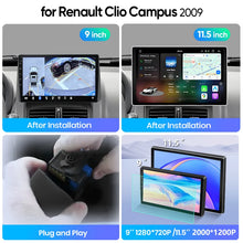 Junsun Wireless CarPlay Car Radio For Renault Clio Campus 2009 Android Multimedia