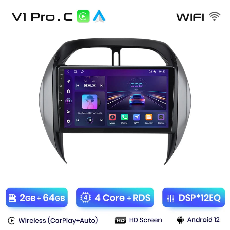 Junsun V1pro AI Stimme 2 din Android Auto Radio Für Toyota RAV4 2003 2004 2005 Carplay 4G Auto Multimedia GPS 2din autoradio 