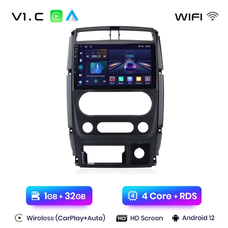 Junsun V1pro AI Voice Car Radio Android Auto Multimedia Player For Suzuki Jimny 3 2005-2019 Carplay 4G RDS 2din GPS autoradio