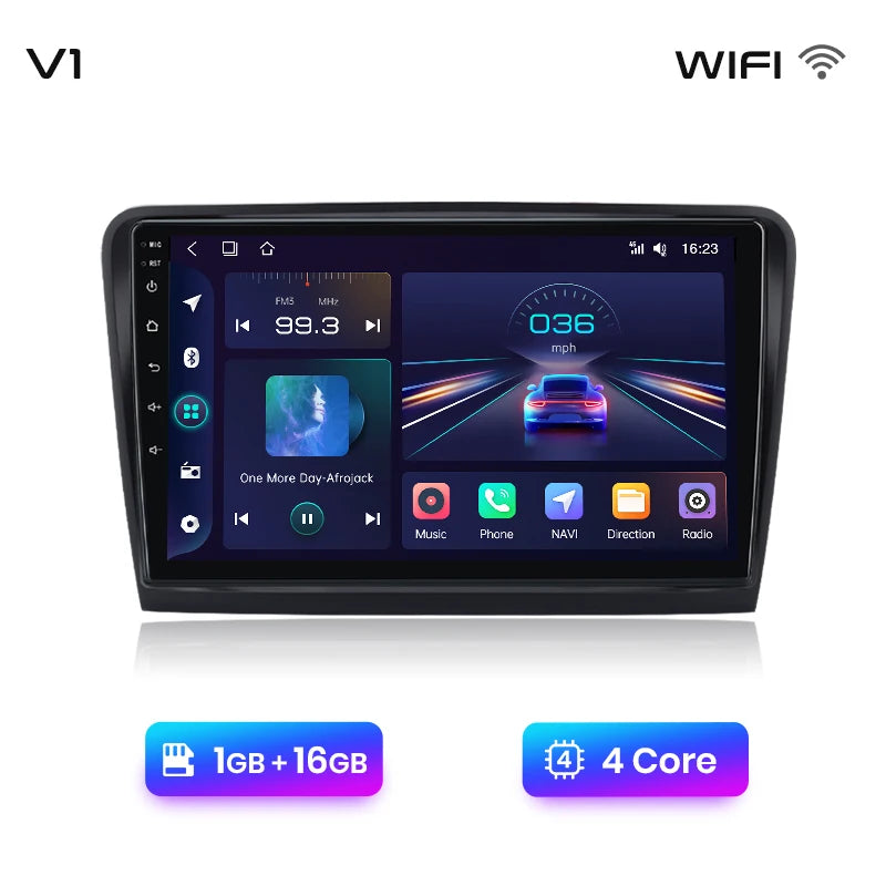 Junsun V1 Plus Car Radio For Skoda Superb 2 2008 - 2015 wireless CarPlay Android Auto car intelligent systems No 2 din 2din DVD