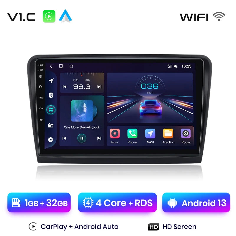 Junsun V1 Plus Car Radio For Skoda Superb 2 2008 - 2015 wireless CarPlay Android Auto car intelligent systems No 2 din 2din DVD