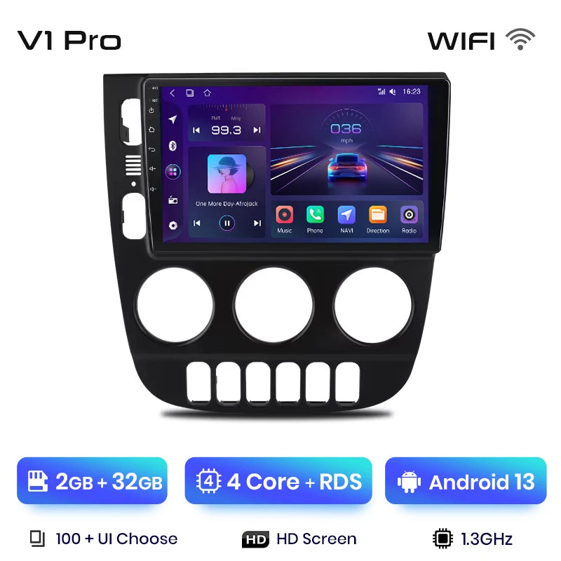 Junsun V1 Plus Car Radio For Mercedes Benz M-Class W163 ML 1998 - 2006 wireless CarPlay Android Auto No 2 din 2din DVD
