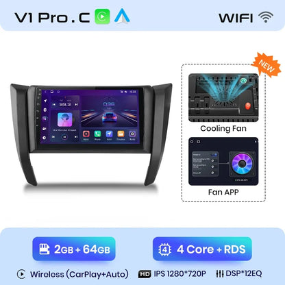 Junsun Wireless CarPlay Android Auto Radio For Nissan Navara Frontier NP300 4 D23 2014-2021 Car Intelligent Systems RDS BT WiFi Junsun Official Store