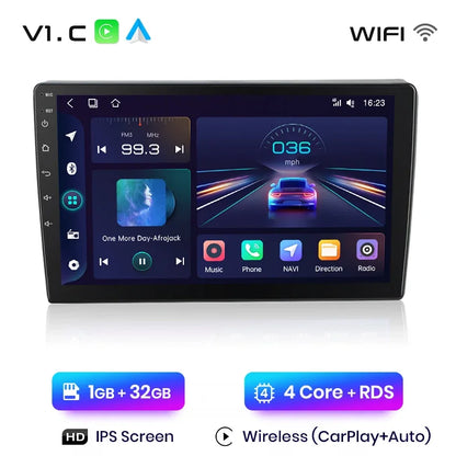 Junsun Wireless CarPlay Android Auto Radio For VOLKSWAGEN POLO 2004 2005 2006-2010 Car Intelligent Systems RDS BT WiFi 2 din