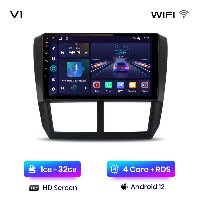 Junsun V1pro AI Voice 2din Android Auto Radio for Subaru Forester 3 SH Impreza 2007-2013 Carplay 4G Car Multimedia GPS autoradio - Junsun Official Store