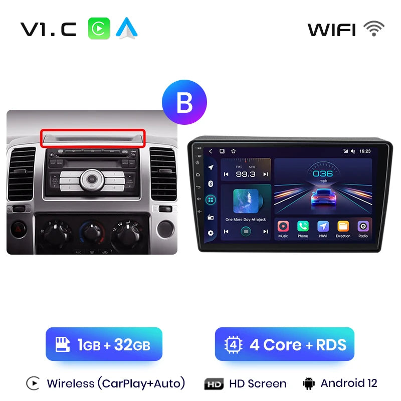 Junsun V1pro AI Stimme 2 din Android Auto Radio Für Nissan NAVARA 2006-2012 Carplay 4G Auto Multimedia GPS 2din autoradio 