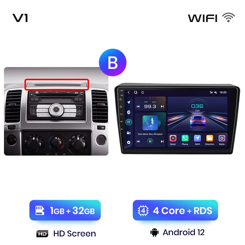 Junsun V1pro AI Stimme 2 din Android Auto Radio Für Nissan NAVARA 2006-2012 Carplay 4G Auto Multimedia GPS 2din autoradio 