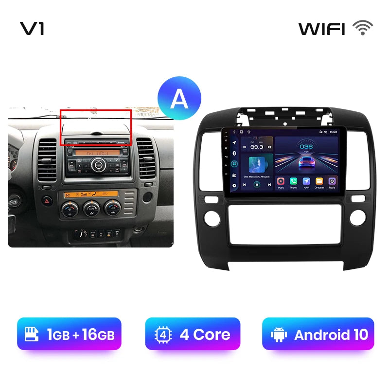 Junsun V1pro AI Voice 2 din Android Auto Radio For Nissan NAVARA 2006-2012 Carplay 4G Car Multimedia GPS 2din autoradio