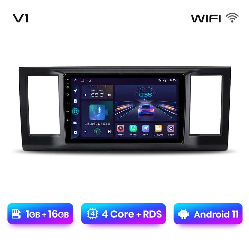 Junsun V1 AI Voice Wireless CarPlay Android Auto Radio For Volkswagen Caravelle 2015-2020 4G Car Multimedia GPS 2din autoradio