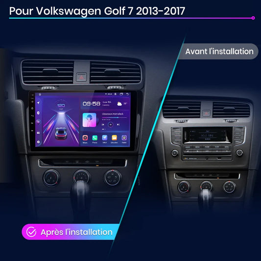 Junsun Wireless CarPlay Android Auto Autoradio für VW Golf 7 2013-2017 GPS Intelligente Systeme Stereo Multimedia Autoradio 