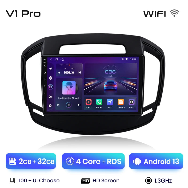 Junsun V1 Plus Car Radio For Opel Insignia 2013 - 2017 wireless CarPlay Android Auto car intelligent systems No 2 din 2din DVD
