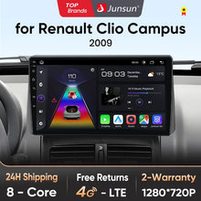 Junsun V1 Plus AI Voice Wireless Android Auto Radio for Renault Clio Campus 2009 Carplay 4G Car Multimedia GPS 2 din autoradio