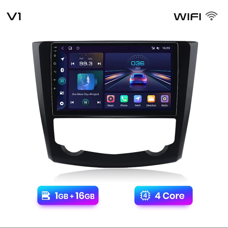 Junsun V1 Plus Car Radio For Renault Kadjar 2015 - 2019 wireless CarPlay Android Auto car intelligent systems No 2 din 2din DVD