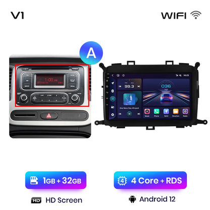 Junsun V1pro AI Voice 4G Carplay Android Auto Multimedia Player For Kia Carens 2013-2018 2din Car Radio GPS autoradio bluetooth