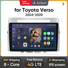 Junsun AI voice 4G LTE wireless CarPlay Android Auto Radio For Toyota Corolla Verso 2004 2005 2006 2007 2008 2009 Car Intelligent Systems Multimedia player Stereo RDS BT 2 din autoradio GPS Navi screen