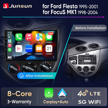 Junsun Wireless CarPlay Car Radio For Ford Fiesta 1995-2001 Focus MK11998-2004 Android Multimedia