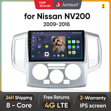 Junsun AI voice 4G LTE wireless CarPlay Android Auto Radio For Nissan NV200 2009 2010 2011-2018 Car Intelligent Systems Multimedia player Stereo RDS BT 2 din autoradio GPS Navi screen