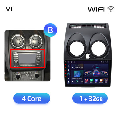 Junsun AI voice 4G LTE wireless CarPlay Android Auto Radio For Nissan Qashqai J10 2006 2007 2008-2013 Car Intelligent Systems Multimedia player Stereo RDS BT 2 din autoradio GPS Navi screen